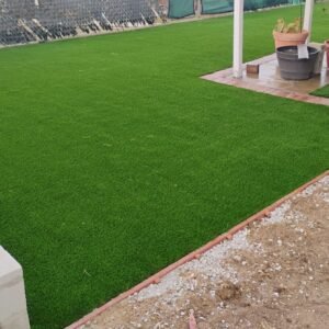 Synthetic Grass Techs Evo2 backyard Installation photo